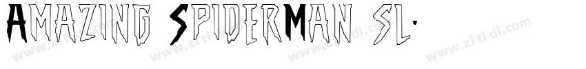 Amazing SpiderMan sl字体转换